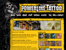 Tablet Screenshot of powerlinetattoo.com